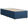 vidaXL Bedframe zonder matras 90x200 cm stof blauw