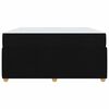 vidaXL Bedframe met matras Zwart 140 x 200 cm Stof