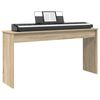 vidaXL Keyboardstand Sonoma Eiken 130 x 32 x 64 cm Bewerkt hout
