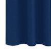vidaXL Zwart-out Gordijnen met Ringen 2 pcs Donkerblauw 140 x 140 cm