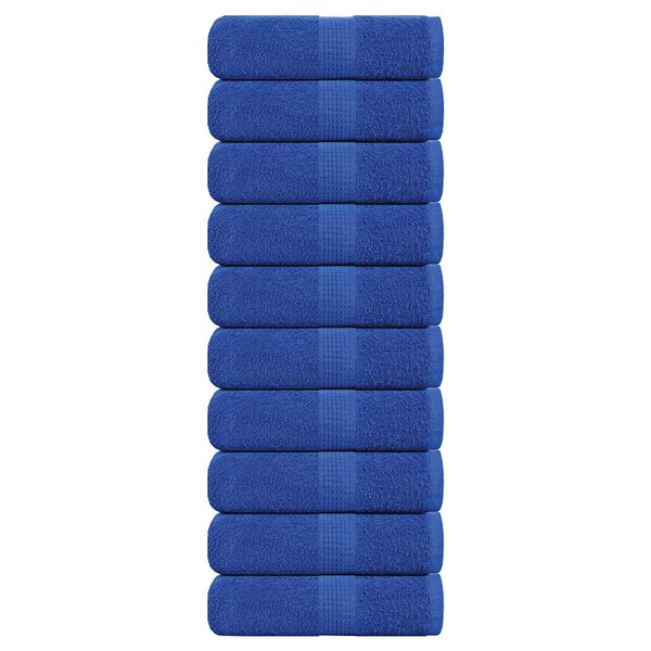 vidaXL Gastendoekjes FROGN 10 st 30x50 cm 360 g/m&sup2; blauw
