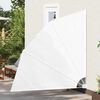 vidaXL Balkon Privacy Scherm Wit 210 x 210 cm Stof