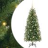 vidaXL Kunstkerstboom Groen 120 cm PE en PVC