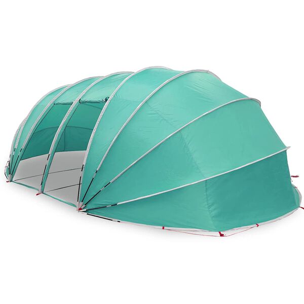 vidaXL Zwembad Tent Koepel Groen 640 x 432 x 205 cm