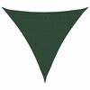 vidaXL Zonnezeil 160 g/m&sup2; 3x3x3 m HDPE donkergroen