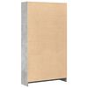 vidaXL Boekenkast 80x24x143 cm bewerkt hout betongrijs