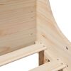 vidaXL Bedframe zonder matras massief grenenhout 120x200 cm