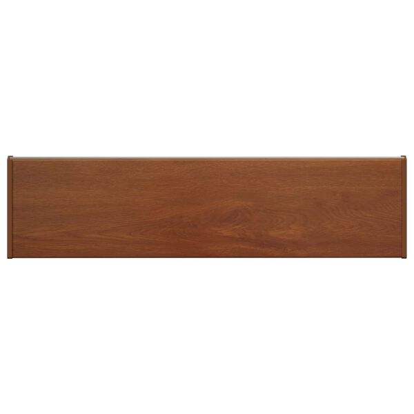vidaXL Raamsokkel Bruin Hout 60 x 25 x 4,5 cm PVC