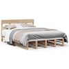 vidaXL Bedframe zonder matras massief grenenhout 120x190 cm