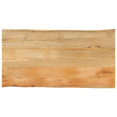 vidaXL Tafelblad met natuurlijke rand 100x60x3,8 cm massief mangohout