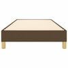 vidaXL Boxspring bed 90x190 cm stof donkerbruin