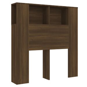 vidaXL Hoofdbordkast 100x18,5x102,5 cm bruin eikenkleur