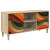 vidaXL Tv-meubel BONN 102 x 33 x 50 cm Sonoma Bewerkt hout