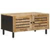 vidaXL Salontafel Naturel 80 x 50 x 40 cm Massief Mango Hout