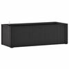 vidaXL Plantenbak hoog zelfbewateringssysteem 100x43x33 cm antraciet