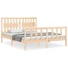 vidaXL Bedframe zonder matras massief grenenhout 160x200 cm