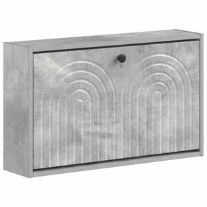 vidaXL Wandgemonteerde Schoenkast ALKMAAR 71 x 17 x 43 cm Bewerkt hout
