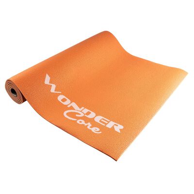Wonder Core Yogamat 170x60x0,6 cm oranje en grijs