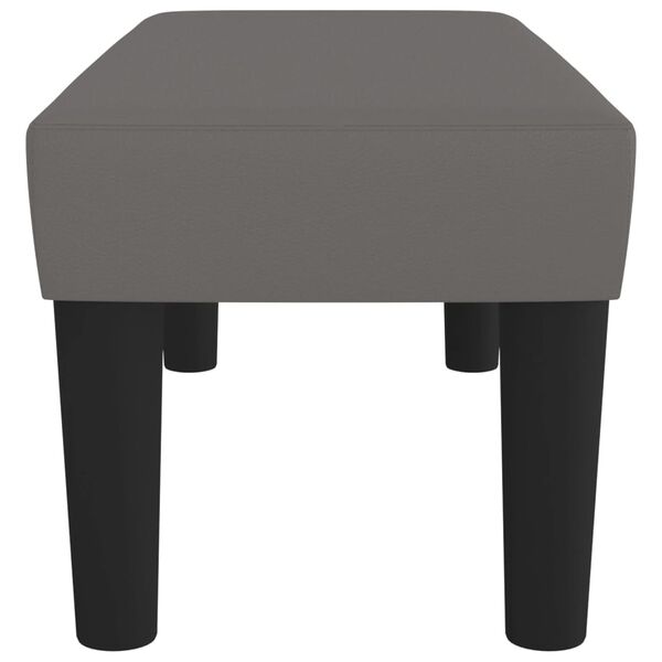 vidaXL Bankje 70x30x30 cm kunstleer grijs