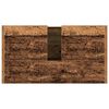 vidaXL Wastafelkast 60x33x60 cm bewerkt hout oud houtkleurig