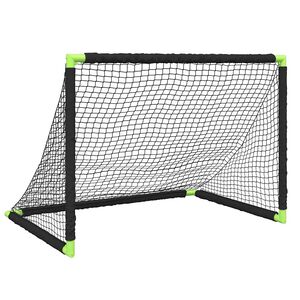 vidaXL Kindervoetbaldoel inklapbaar 90x64x64 cm zwart