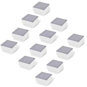 vidaXL Grondspots 12 st LED 100x100x68 mm