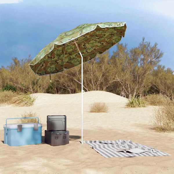 vidaXL Parasol Camouflage 161 x 161 x 193 cm Polyester