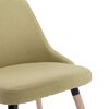 vidaXL Eetkamerstoelen 2 st stof groen
