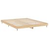 vidaXL Bedframe zonder matras hout sonoma eikenkleurig 120x200 cm