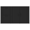 vidaXL Dressoir 100x33x59,5 cm bewerkt hout zwart