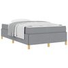 vidaXL Bedframe Lichtgrijs 120 x 200 cm Stof