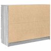 vidaXL Dressoir 100x35x76 cm bewerkt hout grijs sonoma eikenkleurig