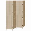 vidaXL Kamerverdeler Beige 195 x 180 cm poly rattan