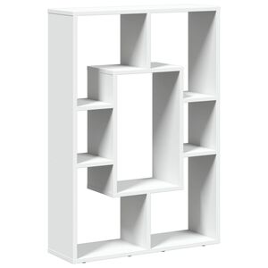 vidaXL Boekenkast Wit 63x20x90 cm Bewerkt Hout