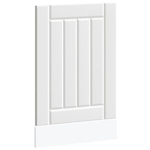 vidaXL Vaatwaspaneel Lucca bewerkt hout wit