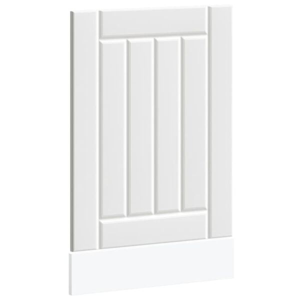 vidaXL Vaatwaspaneel Lucca bewerkt hout wit