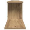 vidaXL Tv-wandschap 125x18x23 cm bewerkt hout artisanaal eikenkleurig