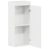 vidaXL Badkamer wandkast TULUM Hoogglans wit 37 x 24,5 x 86 cm