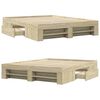 vidaXL Bedframe zonder matras hout sonoma eikenkleurig 150x200 cm