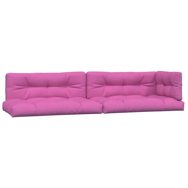 vidaXL Palletkussens 5 st stof&nbsp; roze