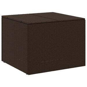 vidaXL Tuinbox 291 L poly rattan bruin