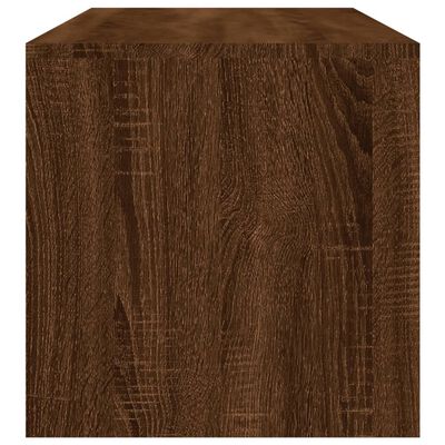 vidaXL Salontafel 100x40x40 cm bewerkt hout bruin eikenkleur