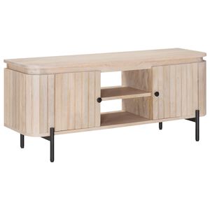 vidaXL TV-kast 105 x 30 x 45 cm Massief Mango Hout en Geengineerd Hout
