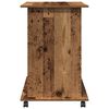 vidaXL Computerbureau 80x50x75 cm bewerkt hout oud houtkleurig