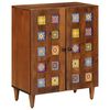 vidaXL Dressoir Walnotenhout 60 x 33 x 75 cm Massief Mango Hout