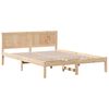 vidaXL Bedframe Bruin 150 x 200 cm Massief grenenhout