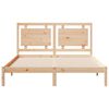vidaXL Bedframe extra lang zonder matras massief hout 160x220 cm