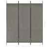 vidaXL Kamerscherm Grijs Stof