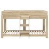 vidaXL Bunk Bed voor Kinderen Sonoma Eiken 100 x 200 cm Bewerkt hout