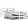 vidaXL Bedframe zonder matras massief grenenhout wit 140x200 cm